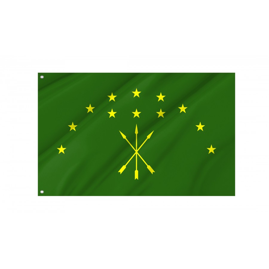 Flag Of Circassian, Patriotic Flags, Unique Design Print, Flags For Indoor & Outdoor Use - High Quality Historical Flags for Indoor and Outdoor Use