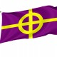 Cross of Neith Flag for Indoor & Outdoor Use - Imagine 1