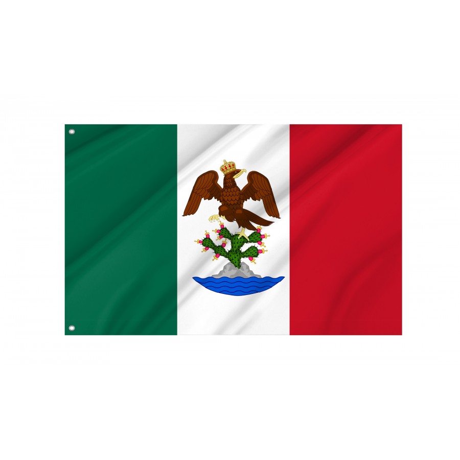 Flag Of First Mexican Empire, Patriotic Flags, Unique Design Print, Flags For Indoor & Outdoor Use - High Quality Mexico for Indoor and Outdoor Use