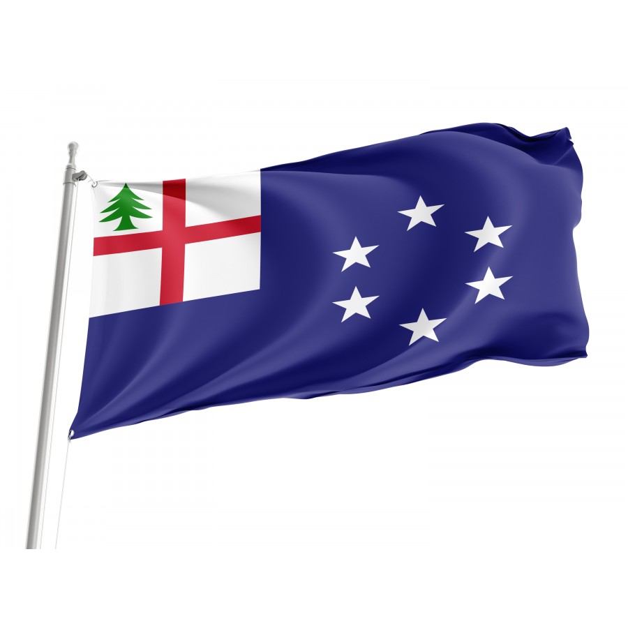 New England Flag 1988, Patriotic Flags, Unique Design Print, Flags For Indoor & Outdoor Use - High Quality Historical Flags for Indoor and Outdoor Use