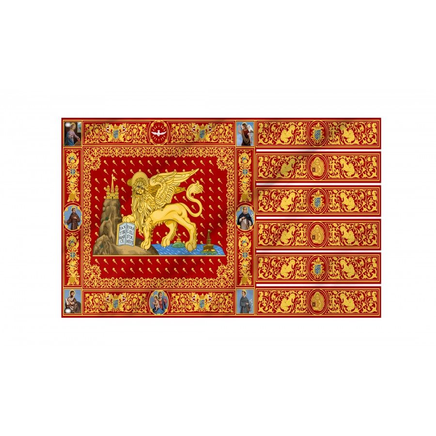 Flag Of Republic Of Venice 1659-1675, Unique Design Print, Flags For Indoor & Outdoor Use - High Quality Italy for Indoor and Outdoor Use