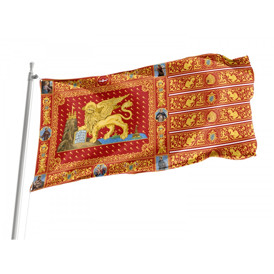 Flag Of Republic Of Venice 1659-1675, Unique Design Print, Flags For Indoor & Outdoor Use - High Quality Italy for Indoor and Outdoor Use