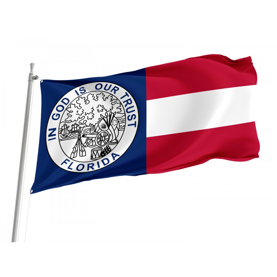 Flag Of Florida (September 13, 1861), Patriotic Flags, Unique Design Print, Flags For Indoor & Outdoor Use - High Quality United States for Indoor and Outdoor Use