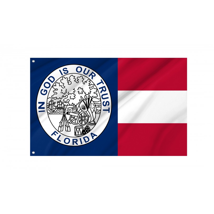 Flag Of Florida (September 13, 1861), Patriotic Flags, Unique Design Print, Flags For Indoor & Outdoor Use - High Quality United States for Indoor and Outdoor Use