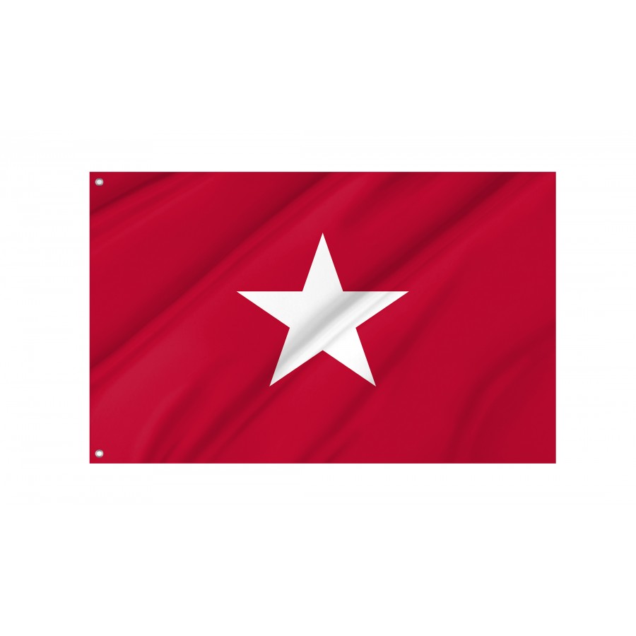 Jane Long Texas Republic 1819 Red Flag, Patriotic Flags, Unique Design Print, Flags For Indoor & Outdoor Use - High Quality Historical Flags for Indoor and Outdoor Use