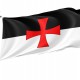 Knights Templar Battle Flag for Indoor & Outdoor Use - Imagine 1