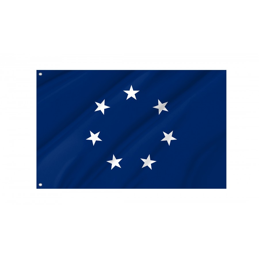 Flag Of Naval Jack Of The Confederate States Of America (1861–1863), Patriotic Flags - High Quality United States for Indoor and Outdoor Use