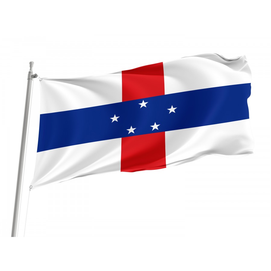 Flag Of Netherlands Antilles (1986-2010), Patriotic Flags, Unique Design Print, Flags For Indoor & Outdoor Use - High Quality Historical Flags for Indoor and Outdoor Use