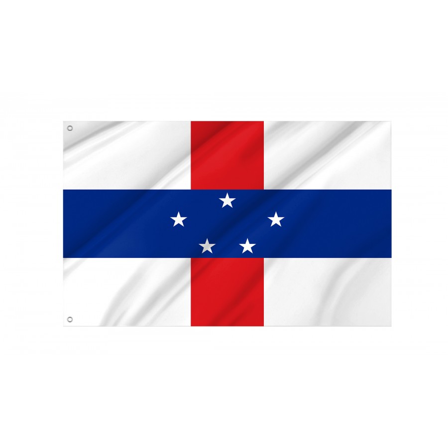 Flag Of Netherlands Antilles (1986-2010), Patriotic Flags, Unique Design Print, Flags For Indoor & Outdoor Use - High Quality Historical Flags for Indoor and Outdoor Use