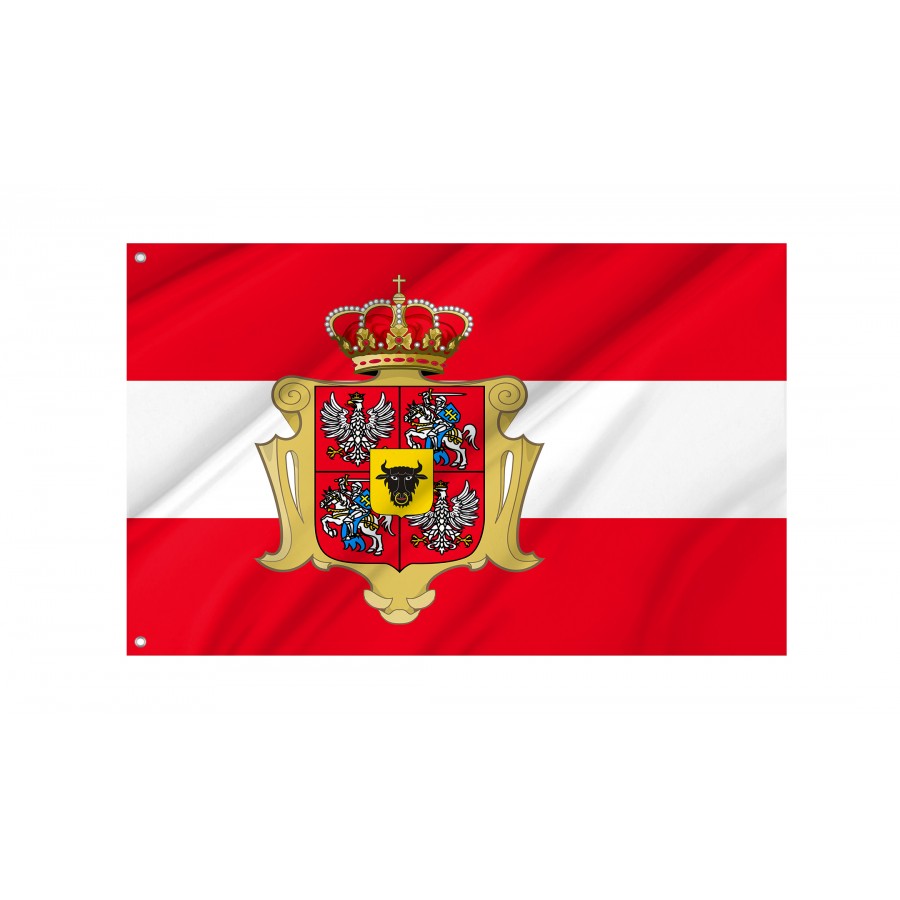Flag Of Polish-Lithuanian Commonwealth Wettin, Flags For Indoor & Outdoor Use - High Quality Historical Flags for Indoor and Outdoor Use