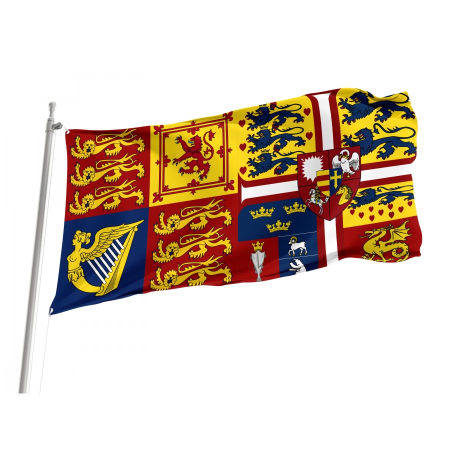 Royal Standard Of Alexandra Of Denmark Flag, Queen Consort, Patriotic Flags, Flags For Indoor & Outdoor Use - High Quality Historical Flags for Indoor and Outdoor Use