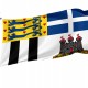 Royal Standard of Prince Philip (1952–2021) Flag for Indoor & Outdoor Use - Imagine 1