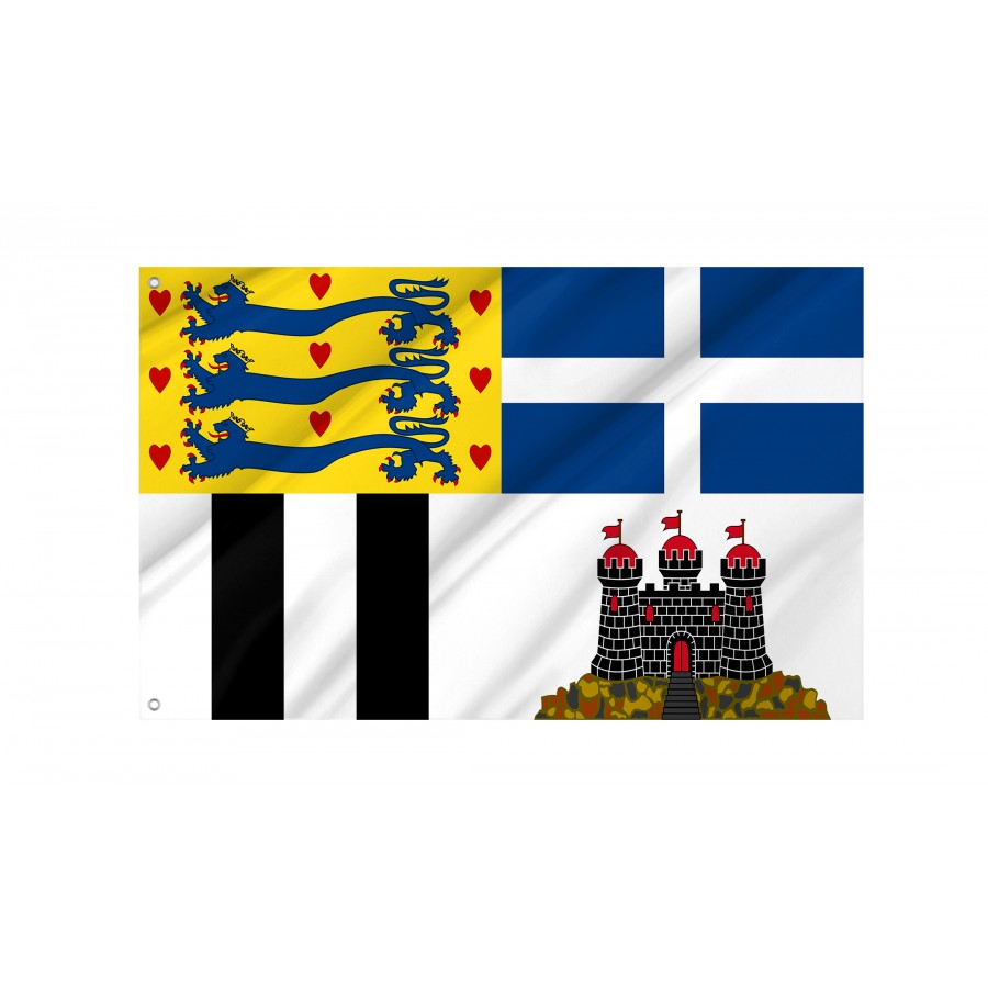 Flag Of Royal Standard Of Prince Philip (1952–2021), Patriotic Flags, Unique Design Print, Flags For Indoor & Outdoor Use - High Quality Historical Flags for Indoor and Outdoor Use