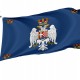 Royal Standard of the Crown Prince of Yugoslavia (1937-1941) Flag for Indoor & Outdoor Use - Imagine 1