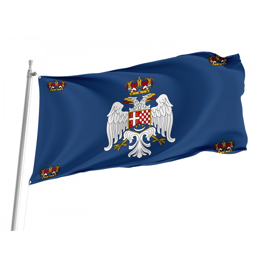 Flag Royal Standard Of The Crown Prince Of Yugoslavia (1937–1941), Flags For Indoor & Outdoor Use - High Quality Historical Flags for Indoor and Outdoor Use