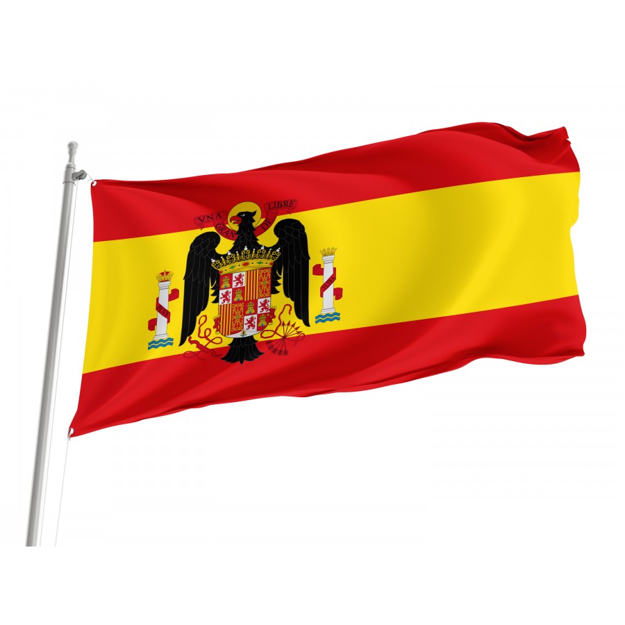 Flag Of Spain (1945–1977), Patriotic Flags, Unique Design Print, Flags For Indoor & Outdoor Use - High Quality Spain for Indoor and Outdoor Use