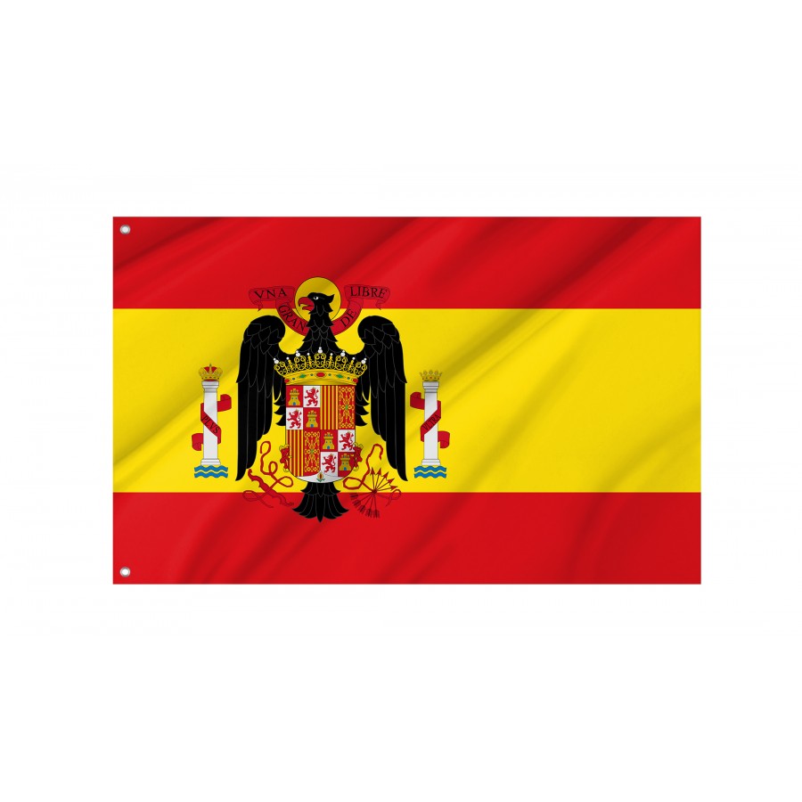 Flag Of Spain (1945–1977), Patriotic Flags, Unique Design Print, Flags For Indoor & Outdoor Use - High Quality Spain for Indoor and Outdoor Use