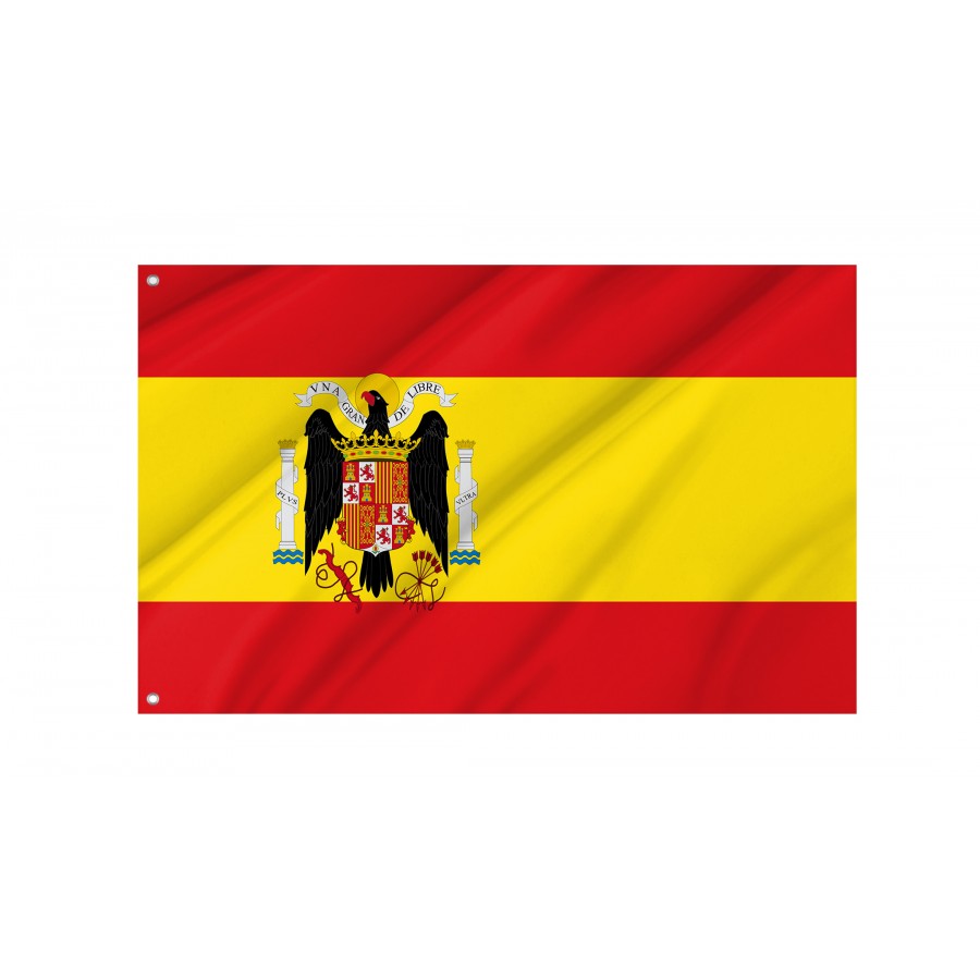 Flag Of Spain 1938-1945, Patriotic Flags, Unique Design Print, Flags For Indoor & Outdoor Use - High Quality Spain for Indoor and Outdoor Use