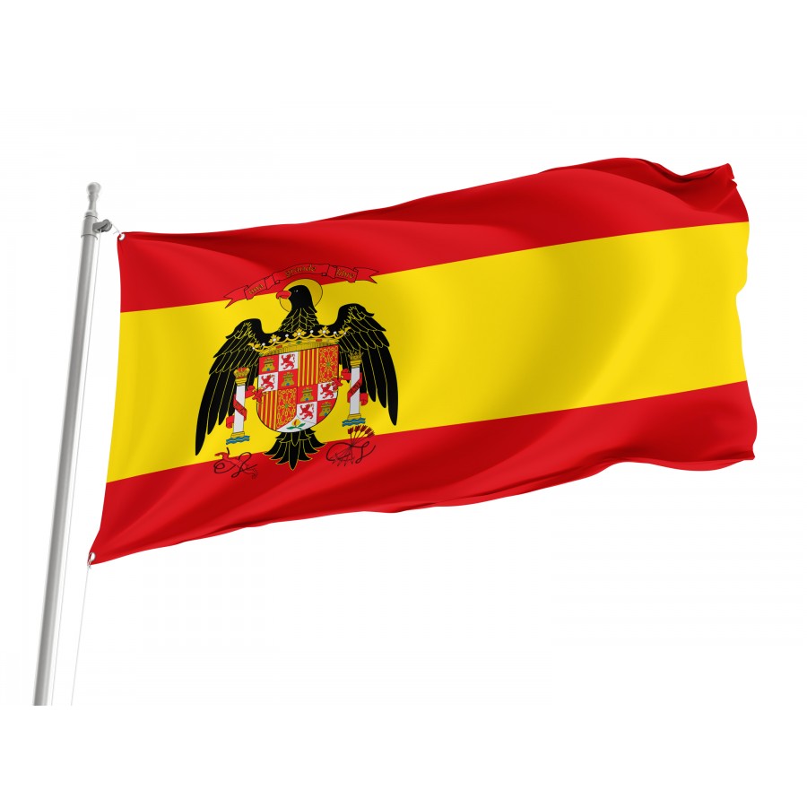 Flag Of Spain 1977-1981, Patriotic Flags, Unique Design Print, Flags For Indoor & Outdoor Use - High Quality Spain for Indoor and Outdoor Use