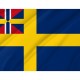 Swedish civil ensign 1844-1905 Flag for Indoor & Outdoor Use - Imagine 2