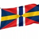 Swedish-Norway Union Flag for Indoor & Outdoor Use - Imagine 1