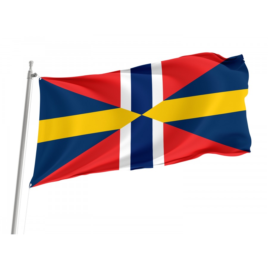 Flag Of Swedish-Norway Union, Patriotic Flags, Unique Design Print, Flags For Indoor & Outdoor Use - High Quality Historical Flags for Indoor and Outdoor Use