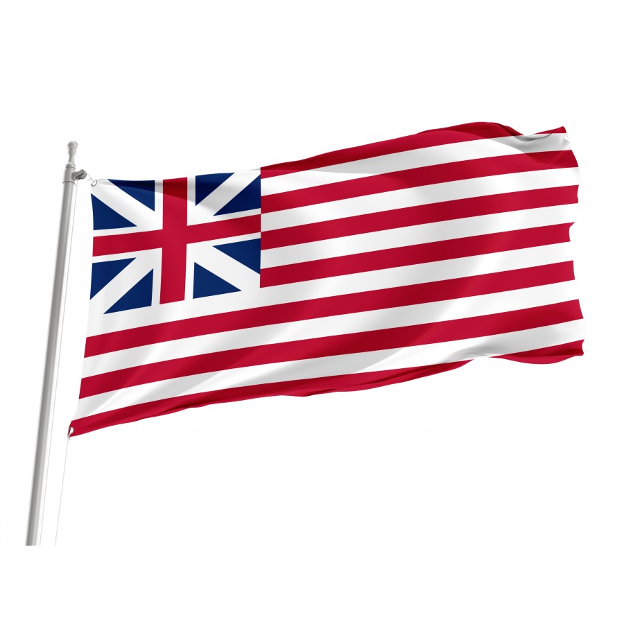 United States 1776-1777 Flag, Unique Design Print - High Quality Historical Flags for Indoor and Outdoor Use