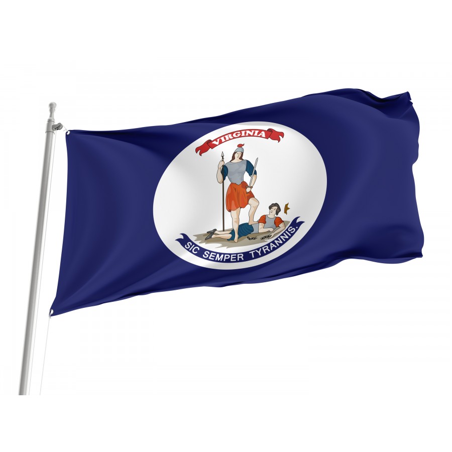 Flag Of Virginia (April 30, 1861), Patriotic Flags, Unique Design Print, Flags For Indoor & Outdoor Use - High Quality United States for Indoor and Outdoor Use