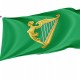 Green Harp Flag of Ireland, Patriotic Flags, Unique Design Print, Flags for Indoor & Outdoor Use - Imagine 1