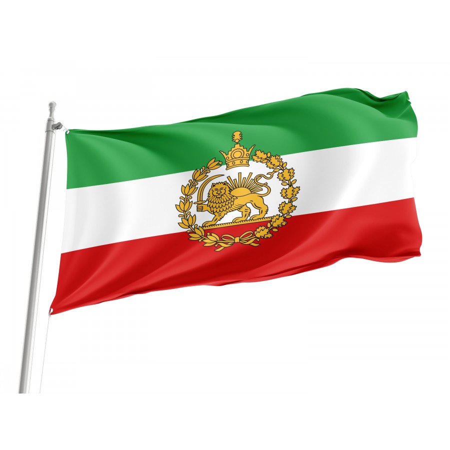 Flag of Iranian Pre-Revolutionary, Patriotic Flags, Unique Design Print, Flags for Indoor & Outdoor Use