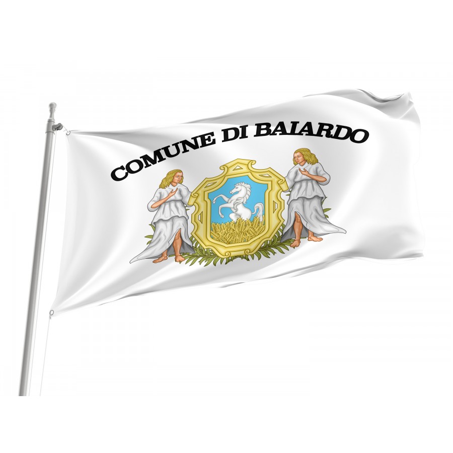 Bajardo Flag, Unique Design Print - High Quality Liguria for Indoor and Outdoor Use