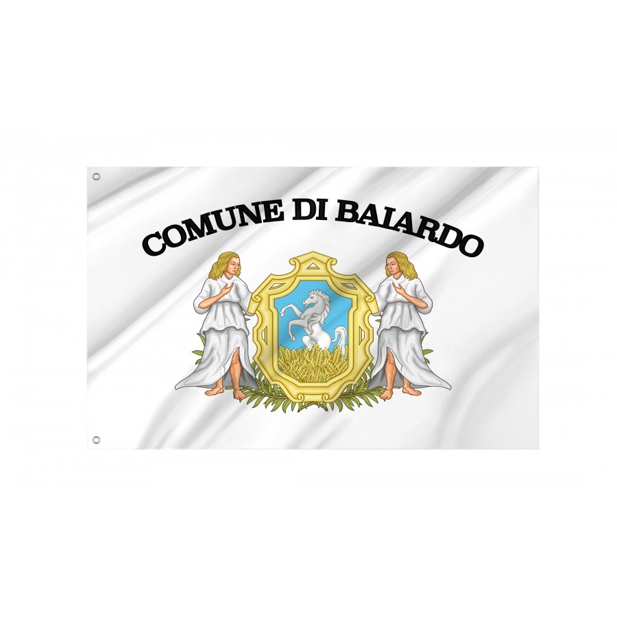 Bajardo Flag, Unique Design Print - High Quality Liguria for Indoor and Outdoor Use