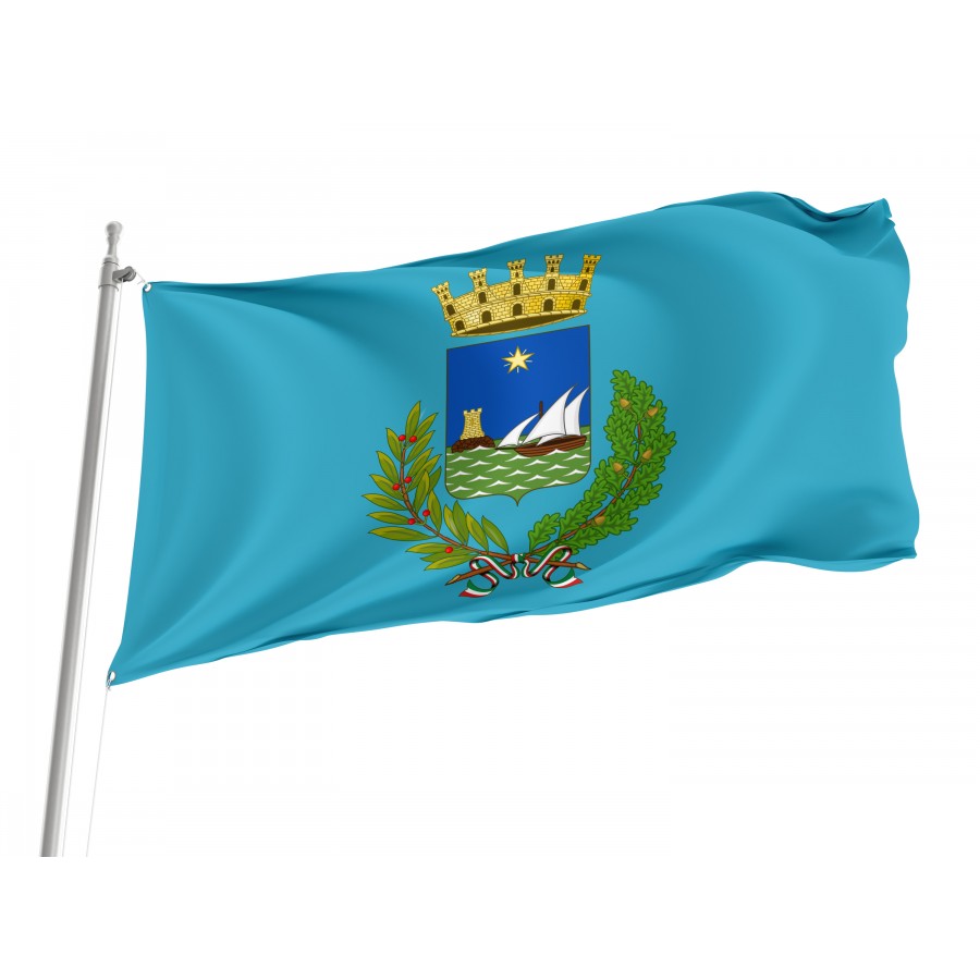 Camogli Flag, Unique Design Print - High Quality Liguria for Indoor and Outdoor Use