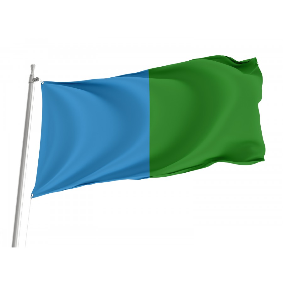 Campo Ligure Flag, Unique Design Print - High Quality Liguria for Indoor and Outdoor Use