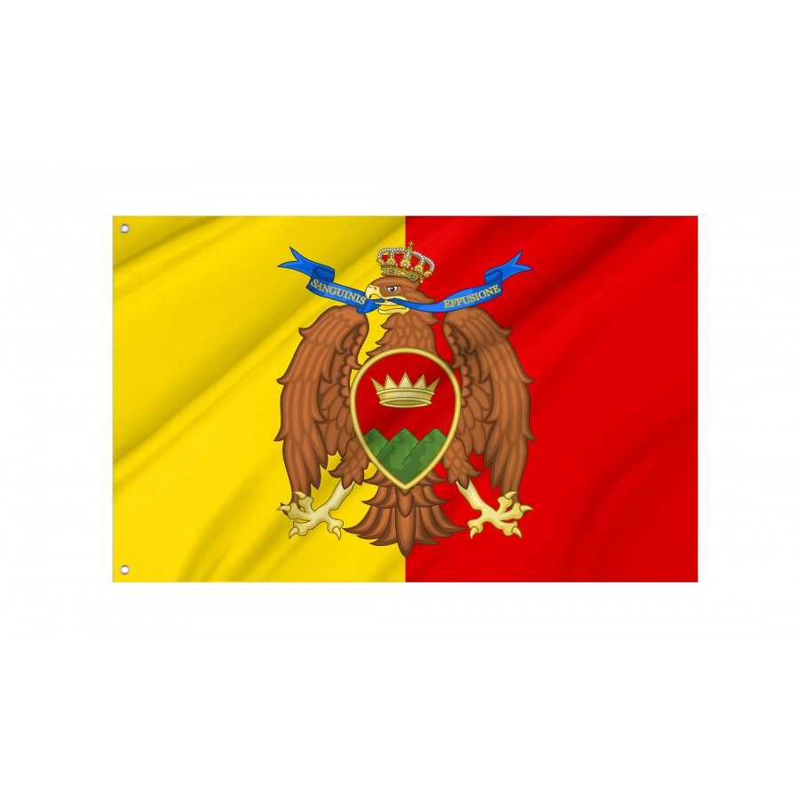 Catanzaro Flag, Unique Design Print - High Quality Calabria for Indoor and Outdoor Use