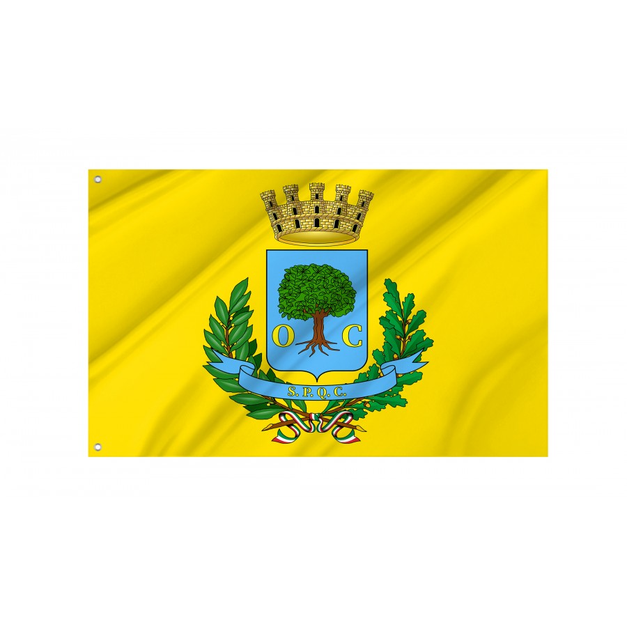 Civitavecchia Flag, Unique Design Print - High Quality Lazio for Indoor and Outdoor Use