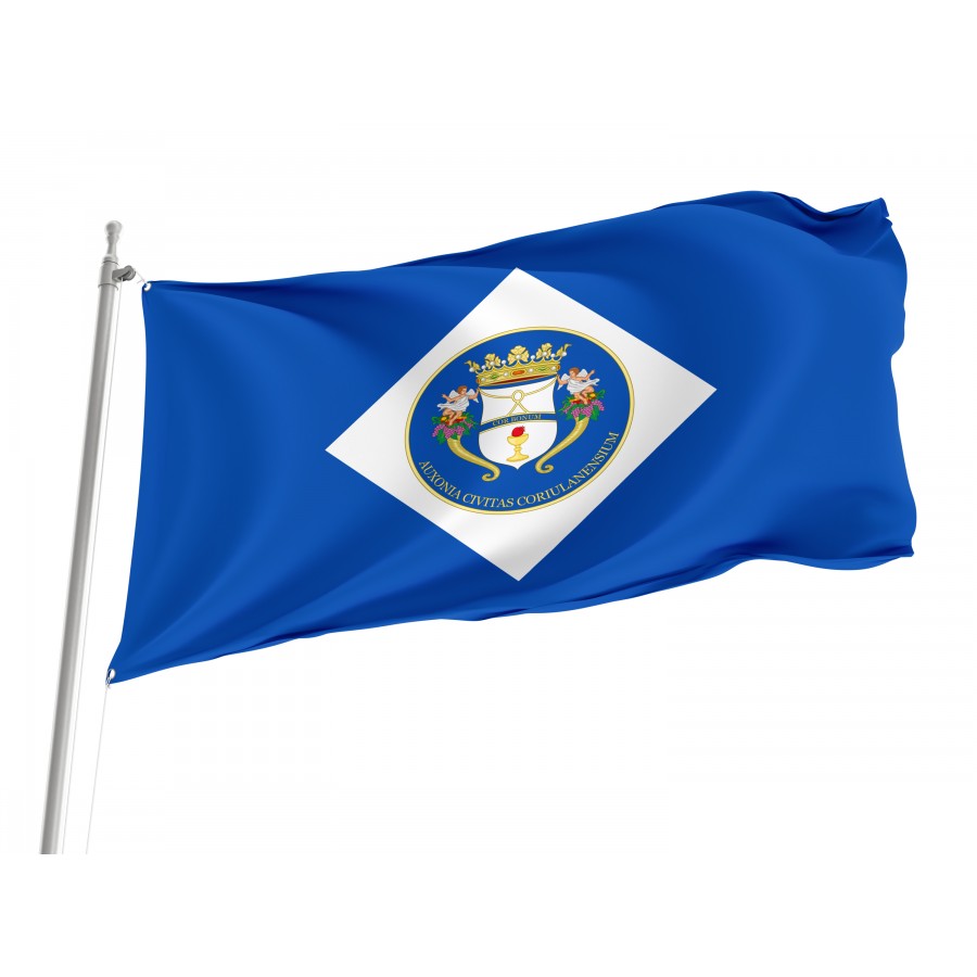 Corigliano Flag, Unique Design Print - High Quality Calabria for Indoor and Outdoor Use