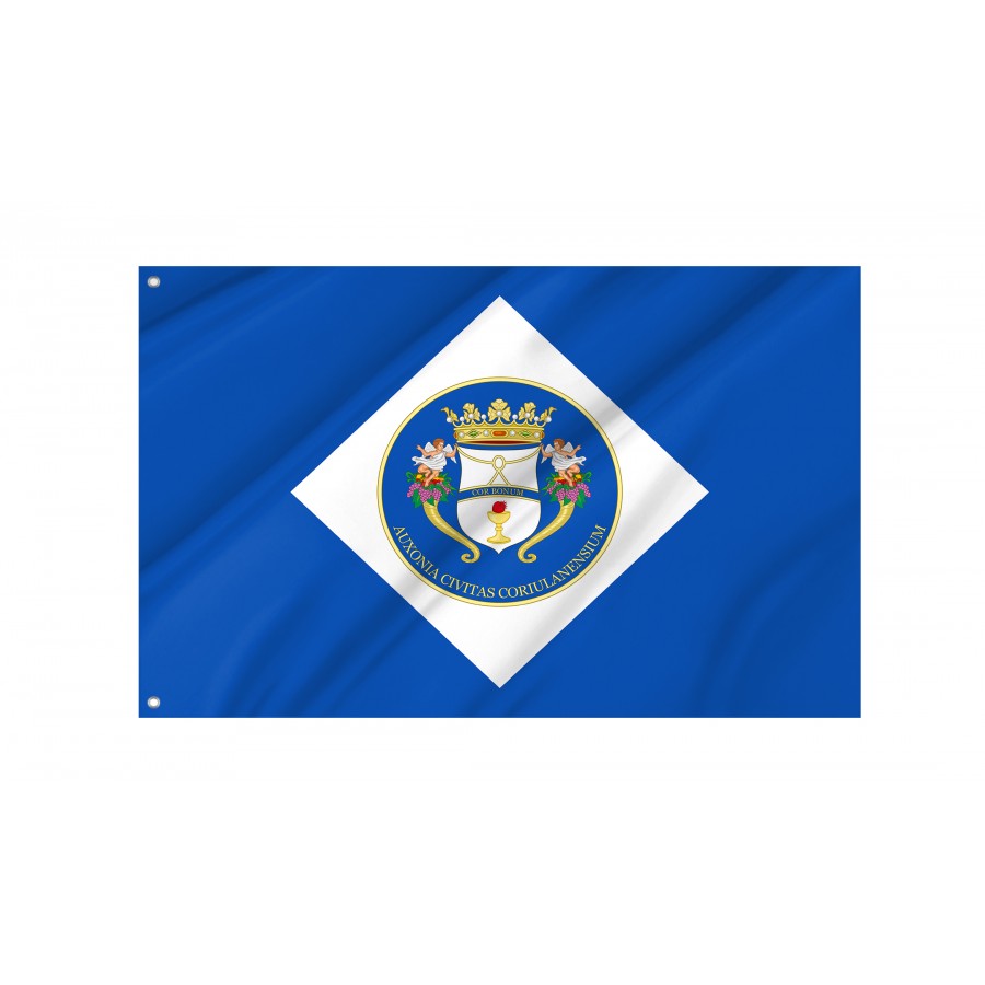Corigliano Flag, Unique Design Print - High Quality Calabria for Indoor and Outdoor Use