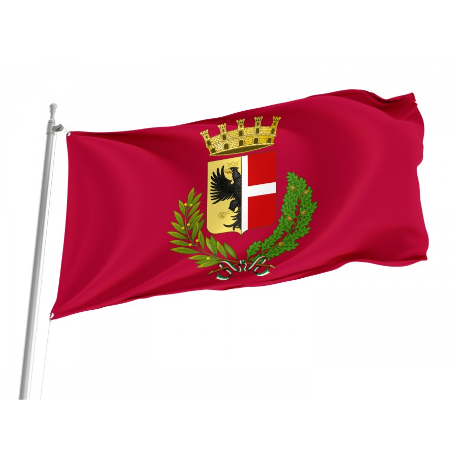 Fidenza Flag, Unique Design Print - High Quality Emilia-Romagna for Indoor and Outdoor Use