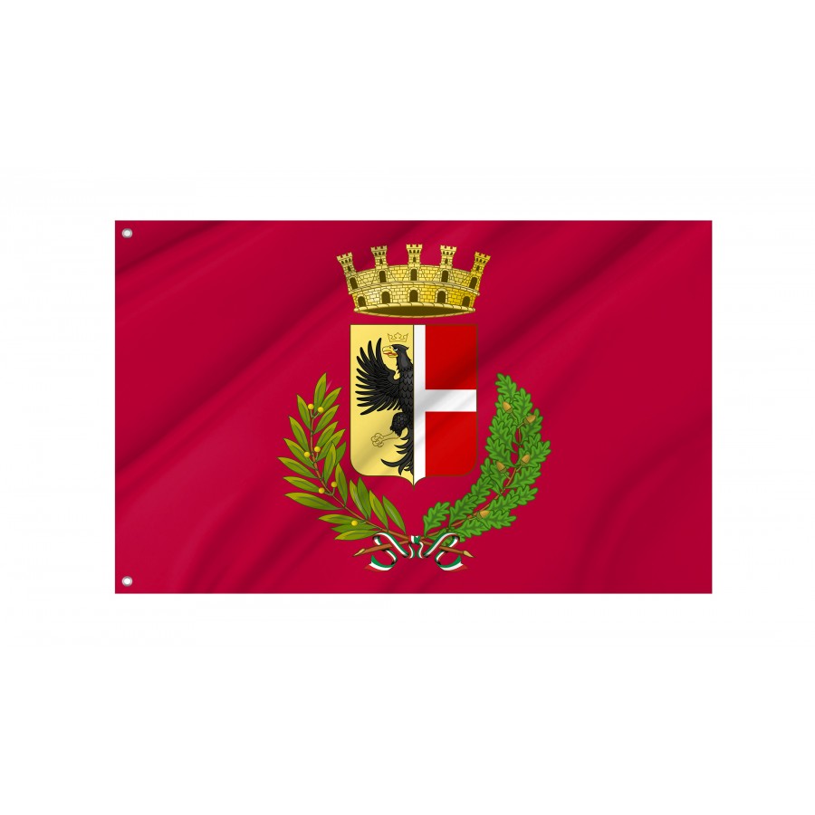 Fidenza Flag, Unique Design Print - High Quality Emilia-Romagna for Indoor and Outdoor Use
