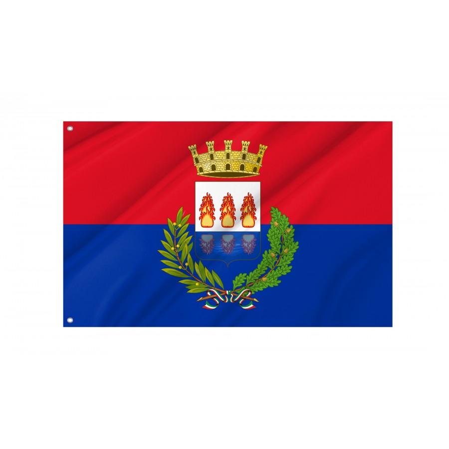 Foggia Flag, Unique Design Print - High Quality Apulia for Indoor and Outdoor Use