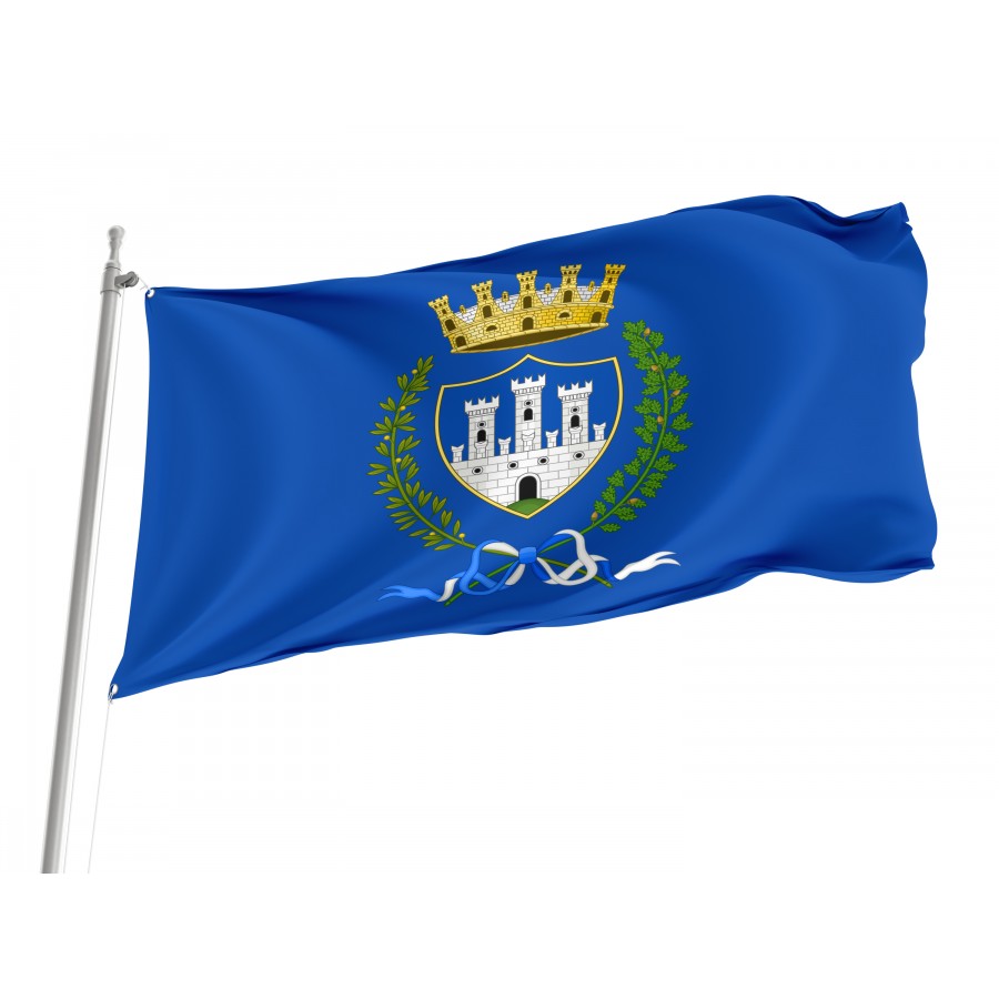 Gorizia Flag, Unique Design Print - High Quality Friuli-Venezia Giulia for Indoor and Outdoor Use