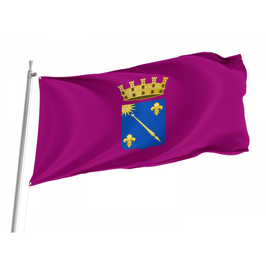 Lanciano Flag, Unique Design Print - High Quality Abruzzo for Indoor and Outdoor Use