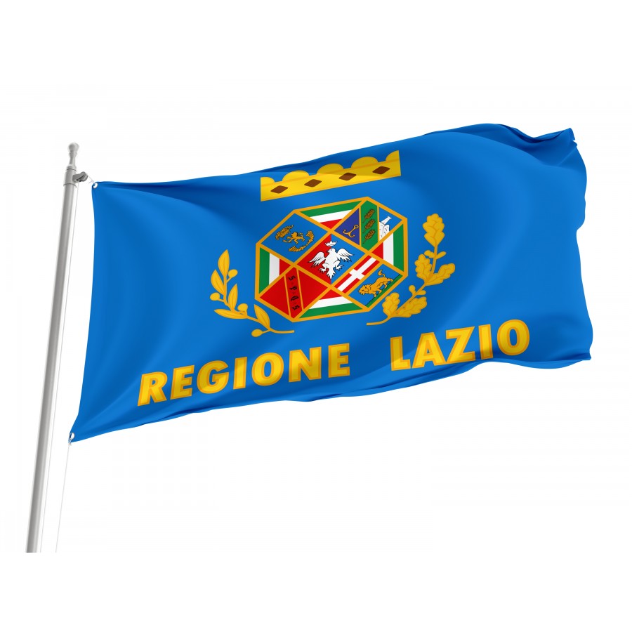 Lazio Flag, Unique Design Print - High Quality Lazio for Indoor and Outdoor Use