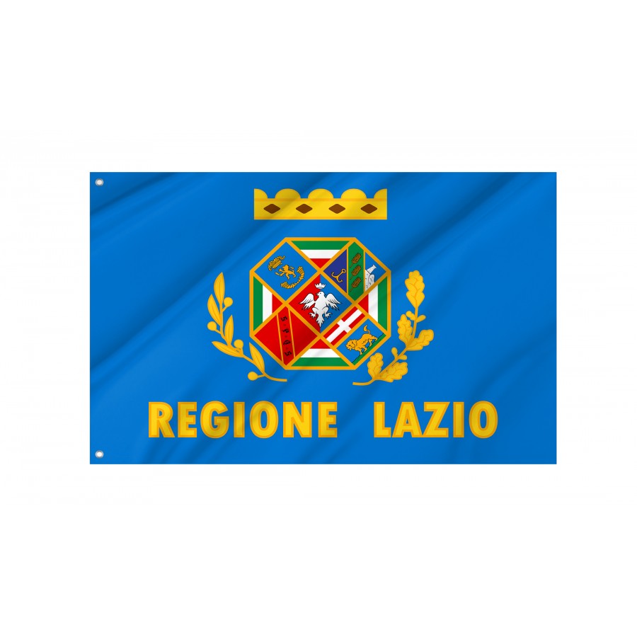 Lazio Flag, Unique Design Print - High Quality Lazio for Indoor and Outdoor Use