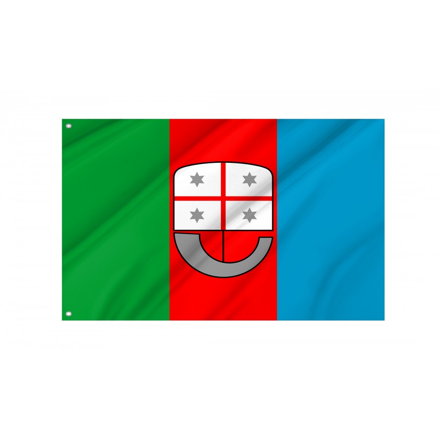 Liguria Flag, Unique Design Print - High Quality Liguria for Indoor and Outdoor Use