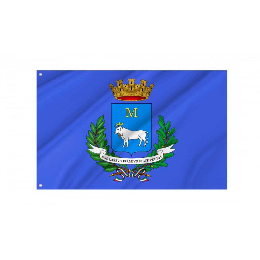 Matera Flag, Unique Design Print - High Quality Basilicata for Indoor and Outdoor Use