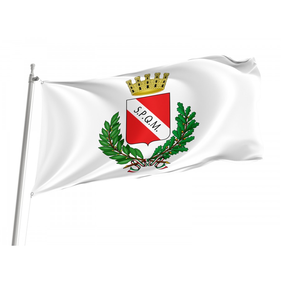 Molfetta Flag, Unique Design Print - High Quality Apulia for Indoor and Outdoor Use