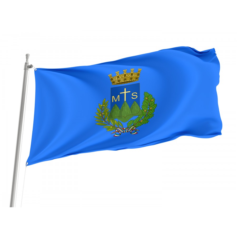 Montesilvano Flag, Unique Design Print - High Quality Abruzzo for Indoor and Outdoor Use