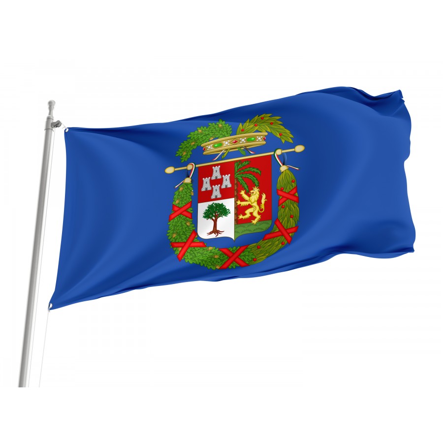 Province Of Imperia Flag, Unique Design Print - High Quality Liguria for Indoor and Outdoor Use
